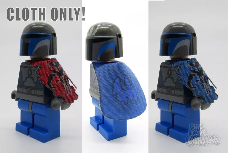 Boba Fett Mandalorian Cape for LEGO® Star Wars Minifigures YOU CHOOSE image 2