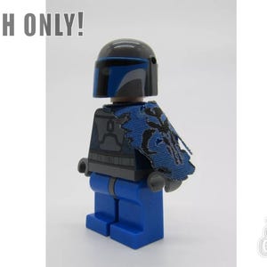 Boba Fett Mandalorian Cape for LEGO® Star Wars Minifigures YOU CHOOSE Blue Rip