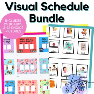 Visual Schedule & First/Then Boards: Autism/Special Education Resources