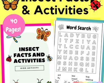 Insect Activities Pack | Science, Literacy, and Crafts (40-Page Printable)