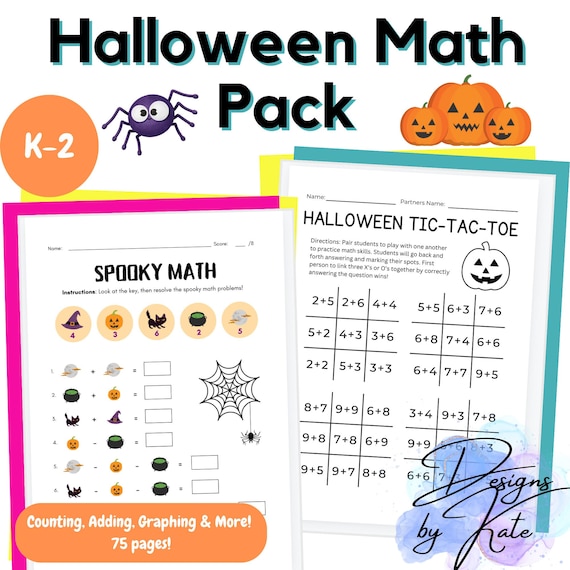 Halloween Math Worksheets For 2nd Graders