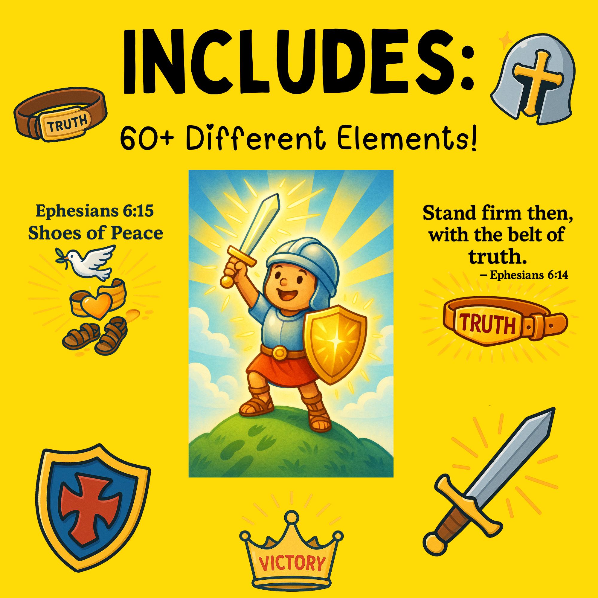 Armor of God Bulletin Board Kit | Bible Classroom Decor | Sunday School ...