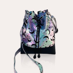 Bucket Bag -Moon and Stars