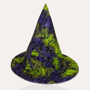 Arañas con sombrero de bruja/mago