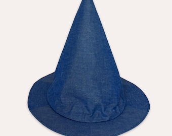 Witch/Wizard Hat Blue Sparkle