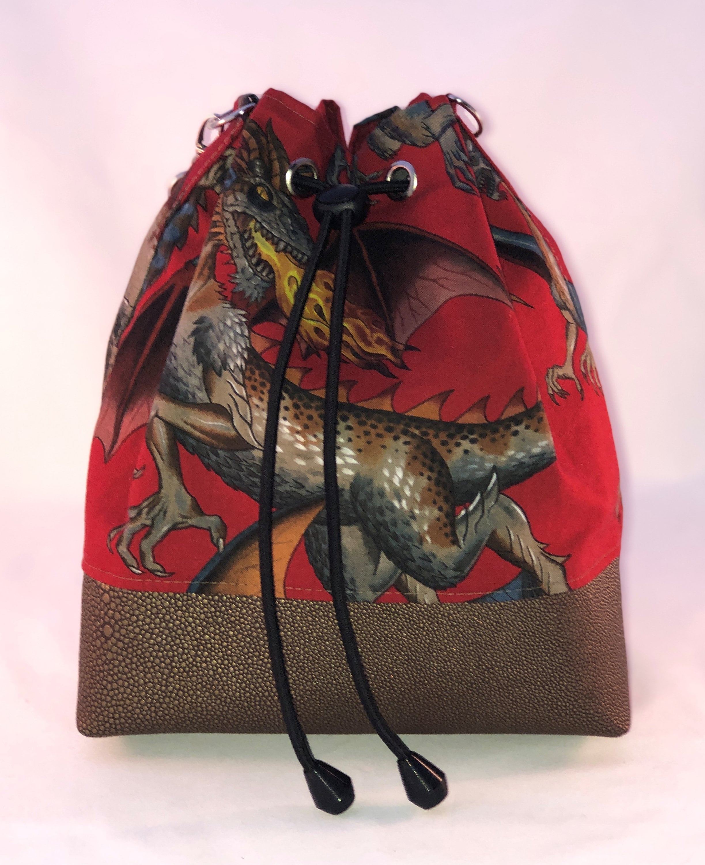 Bucket Bag Dragons Etsy