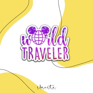 World Traveler Sticker