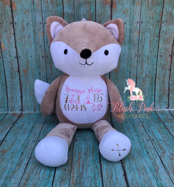 baby stats stuffed animal
