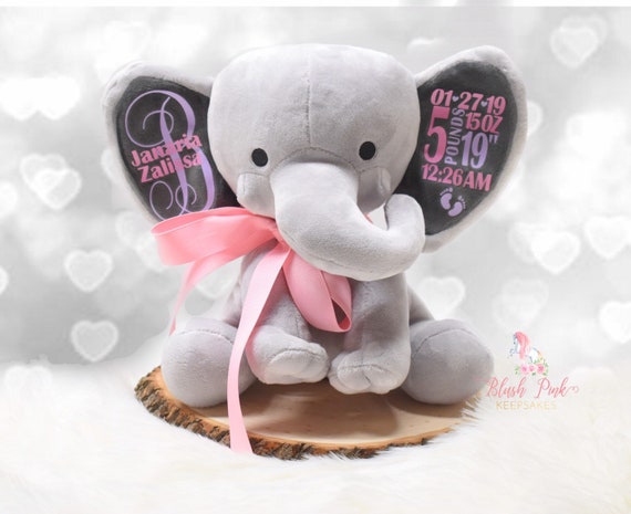 custom elephant stuffed animal