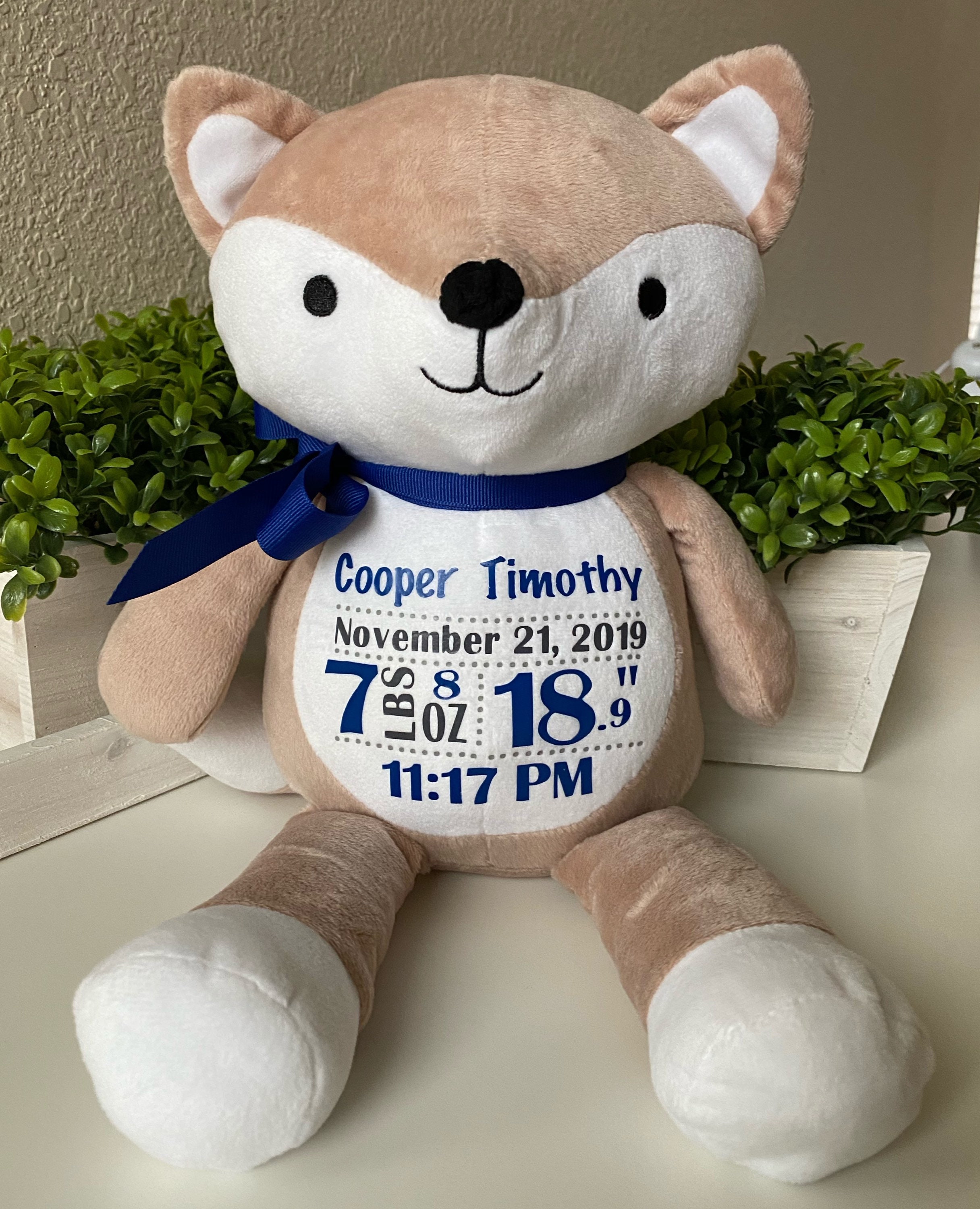 baby stats stuffed animal