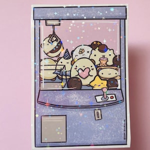 Kawaii Claw Machine Sticker