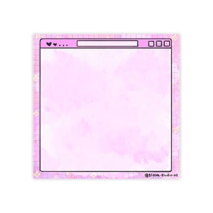 May include: A pink and white digital notepad with a grid pattern and a browser window design. The notepad has a heart icon and the text "@Bloom-Studio.01" in the bottom right corner.