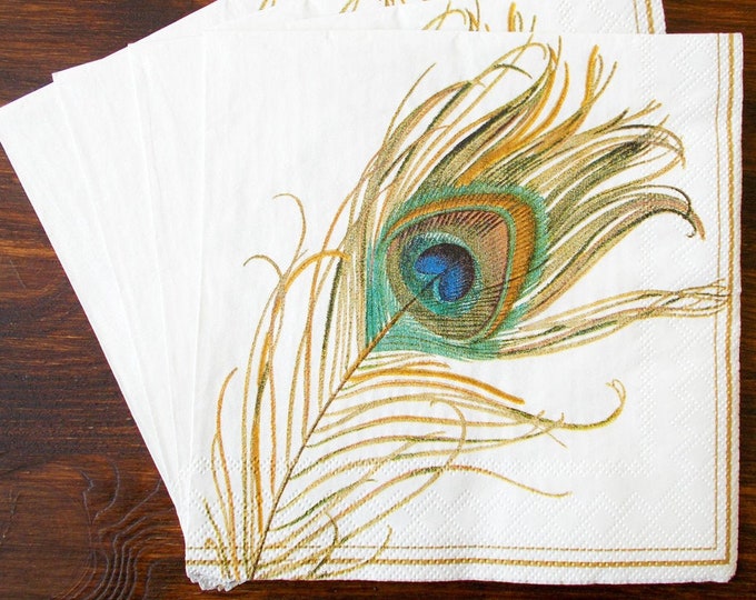 Paper napkins Decoupage paper Rice Paper by PaperNapkinsStore