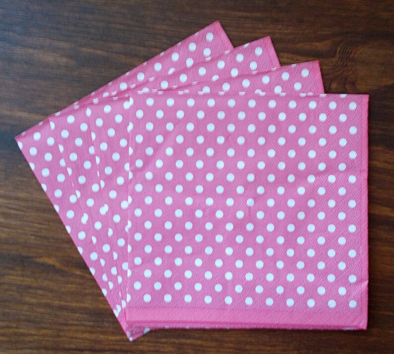 Set 4 paper napkins size 33cm x 33cm for Decoupage Design Etsy