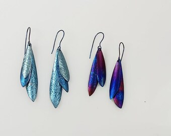 Titanium "feathers"