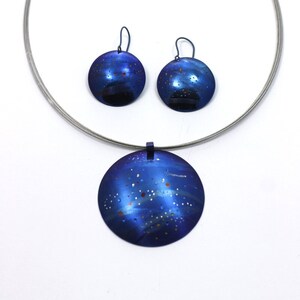 Night sky set made of titanium