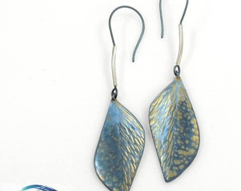 Earrings made of titanium