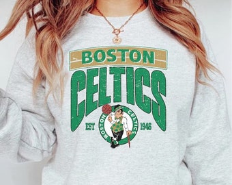Boston Basketball Vintage Shirt, Celtics 90s Basketball Graphic Tee, Retro For Women & Men Basketball Fan, Unisex T-shirt Sweatshirt Hoodie