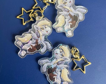 Derpy/Muffins 2” keychain