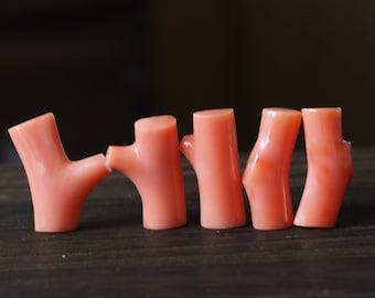Rare Colors Undyed Natural Coral Branches, Select Your Coral, Reddish-Pink, Genuine Loose Coral for Jewelry Making