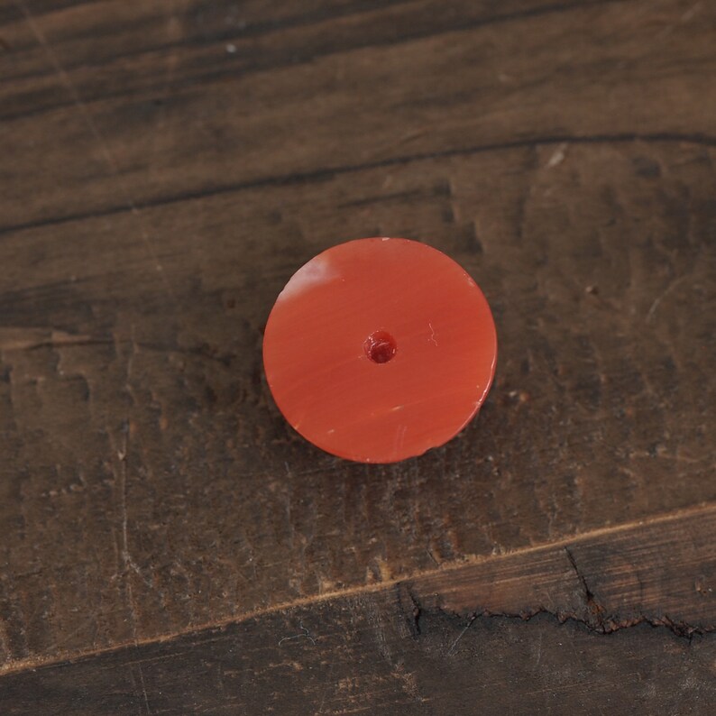 prong for blank bezel natural Japan red coral round cabochon undyed loose 12mm oxblood color claw setting cut price imperfect product