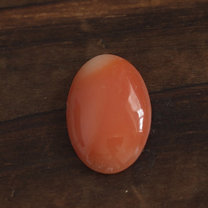 Restock wholesale Japan pink coral oval cabochon reddish color jewelry making supplies