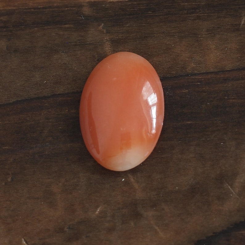 Restock wholesale Japan pink coral oval cabochon reddish color jewelry making supplies
