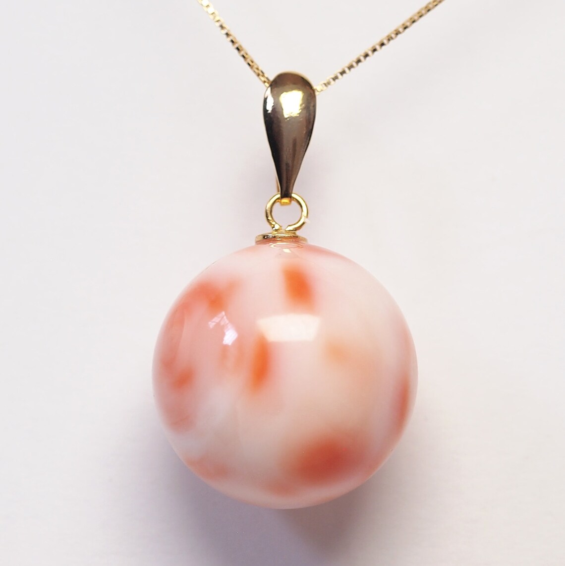 Undyed Natural Coral Beaded Pendant Genuine Coral Jewelry Etsy