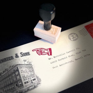 Vivid Stamp Return To Sender Not At This Address Self Inking Rubber Stamp Combo With Refill Black Ink Medium