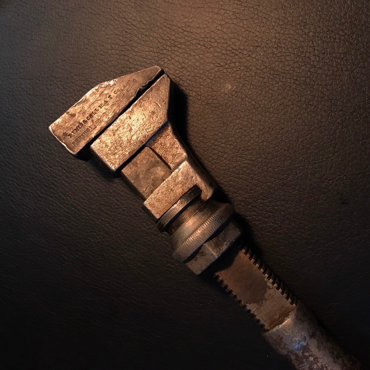 1800s B&O Rairoad Monkey Wrench—Bemis and Call—Antique Adjustable