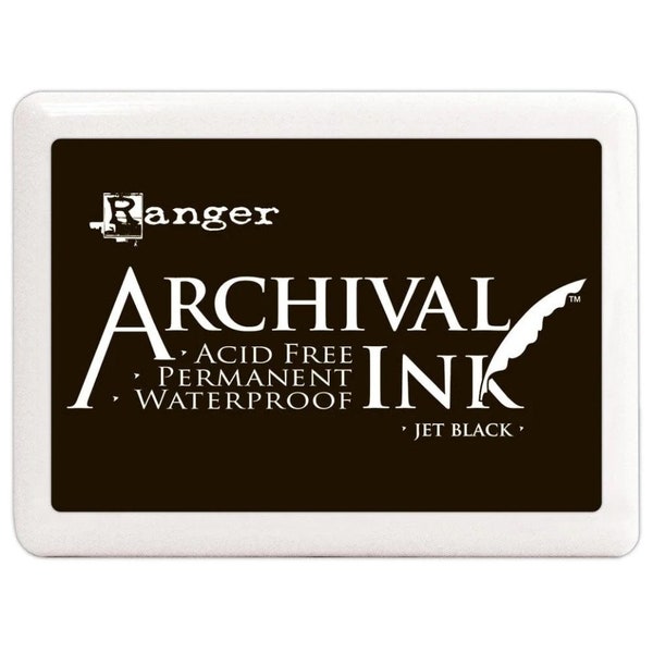 Jumbo Archival Inkpads by Ranger (4"x6") - Large, Inkpad, Ink Pad, Pigment, Stamping, Waterproof, Fade Resistant, Acid Free