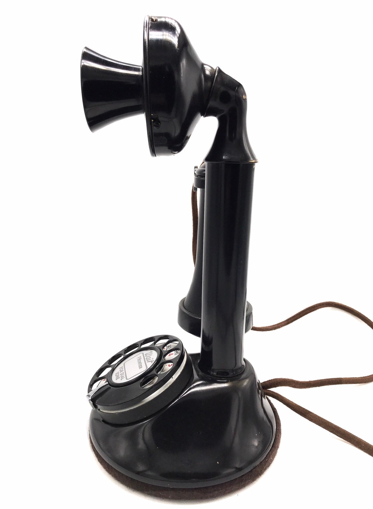 1920s Automatic Electric Type 21 — Antique Rotary Candlestick Telephone