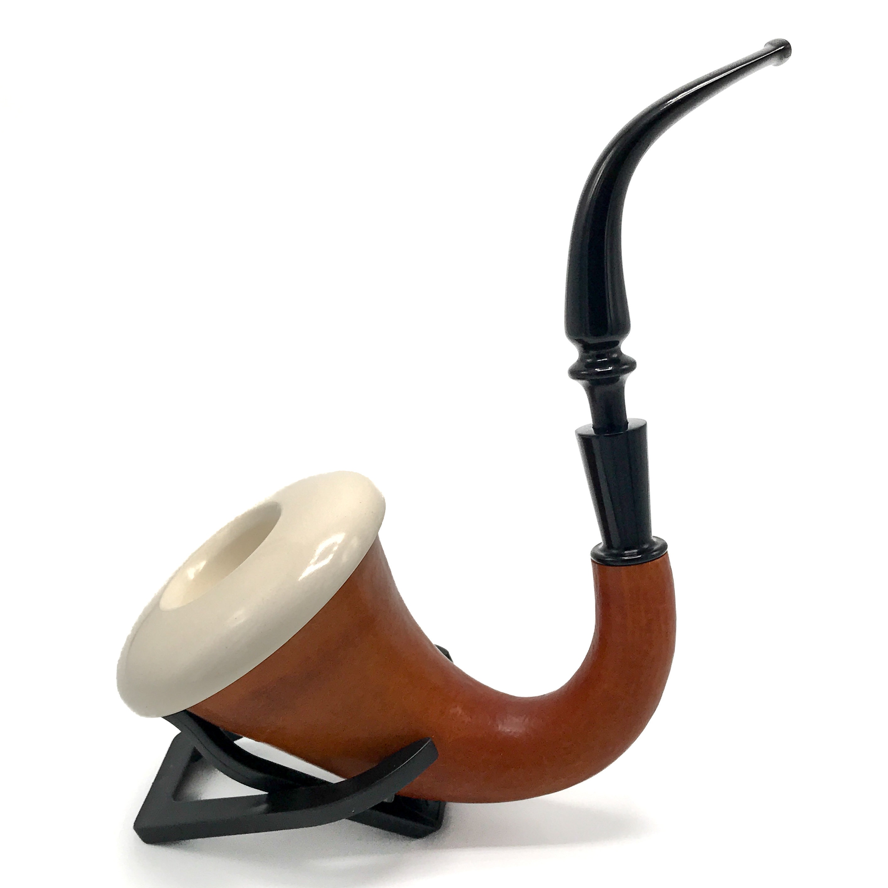 Meerschaum Calabash Estate Pipe with Holder Eskisehir, Turkey