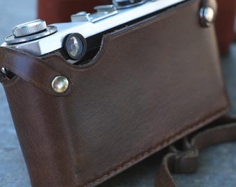 Nikon S S2レンジファインダーカメラ用レザーハーフケース - Etsy 日本