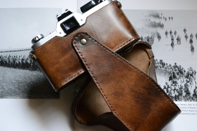 Leather Full Case for Pentax K1000 & Spotmatic Camera Etsy