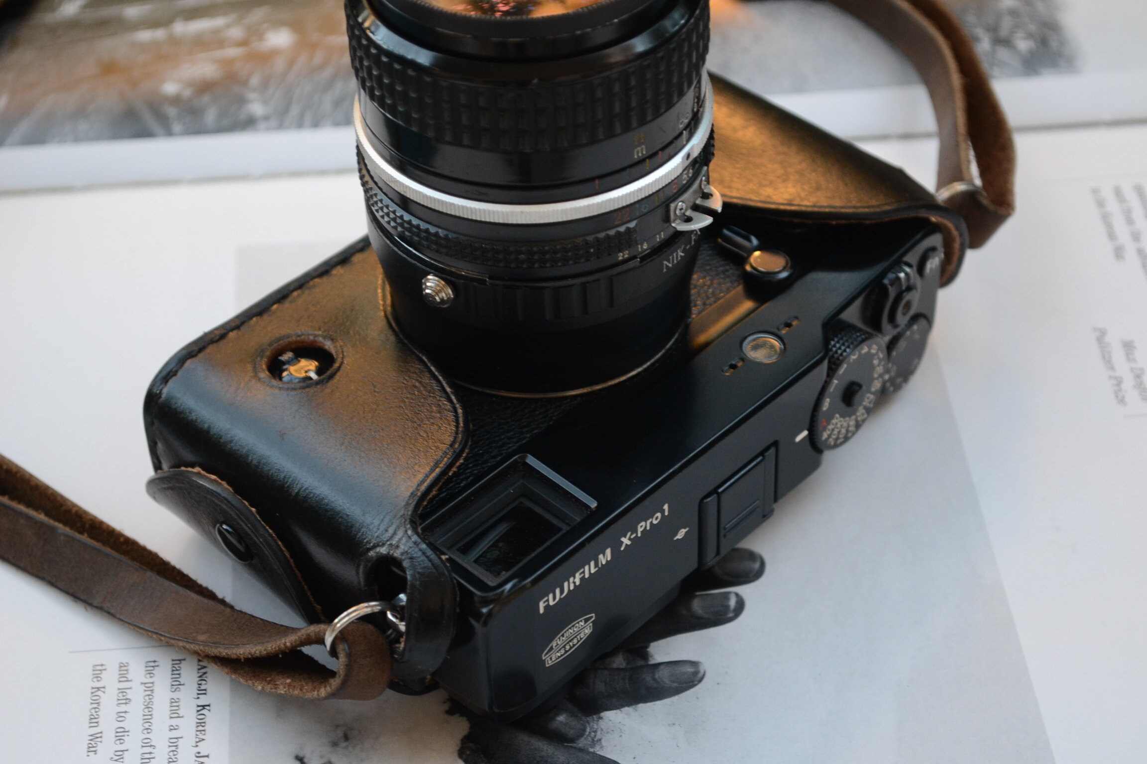 富士フイルム X-Pro1 カメラ用レザーハーフケース - Etsy 日本