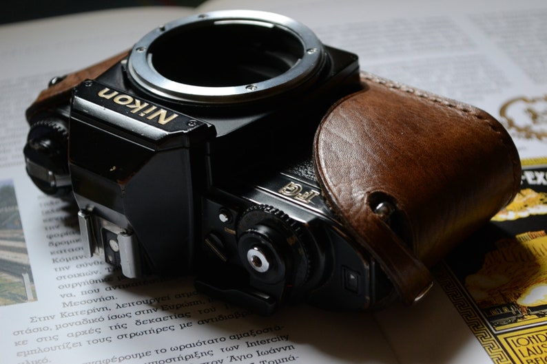 Leather Half Case for Nikon FG Camera Etsy