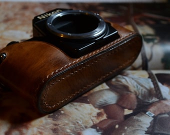 Nikon EMカメラ用レザーハーフケース - Etsy 日本