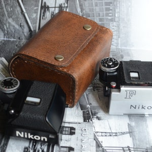 Leather case for camera Accesories, battery,lightmeter , small camera etc