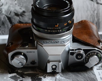 Leder Halbtasche für Canon AE1 AT1 AE1 Programm A1 Kamera mit Griff