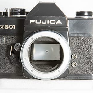 Leather half case for ST801 Fujica