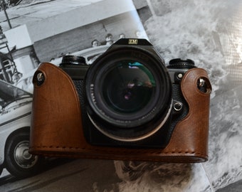 Nikon EMカメラ用レザーハーフケース - Etsy 日本
