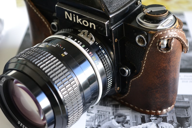 Leather Half Case for Nikon F2 Camera Etsy