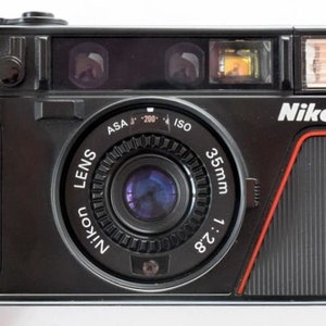 Leather half case for Nikon L35AF