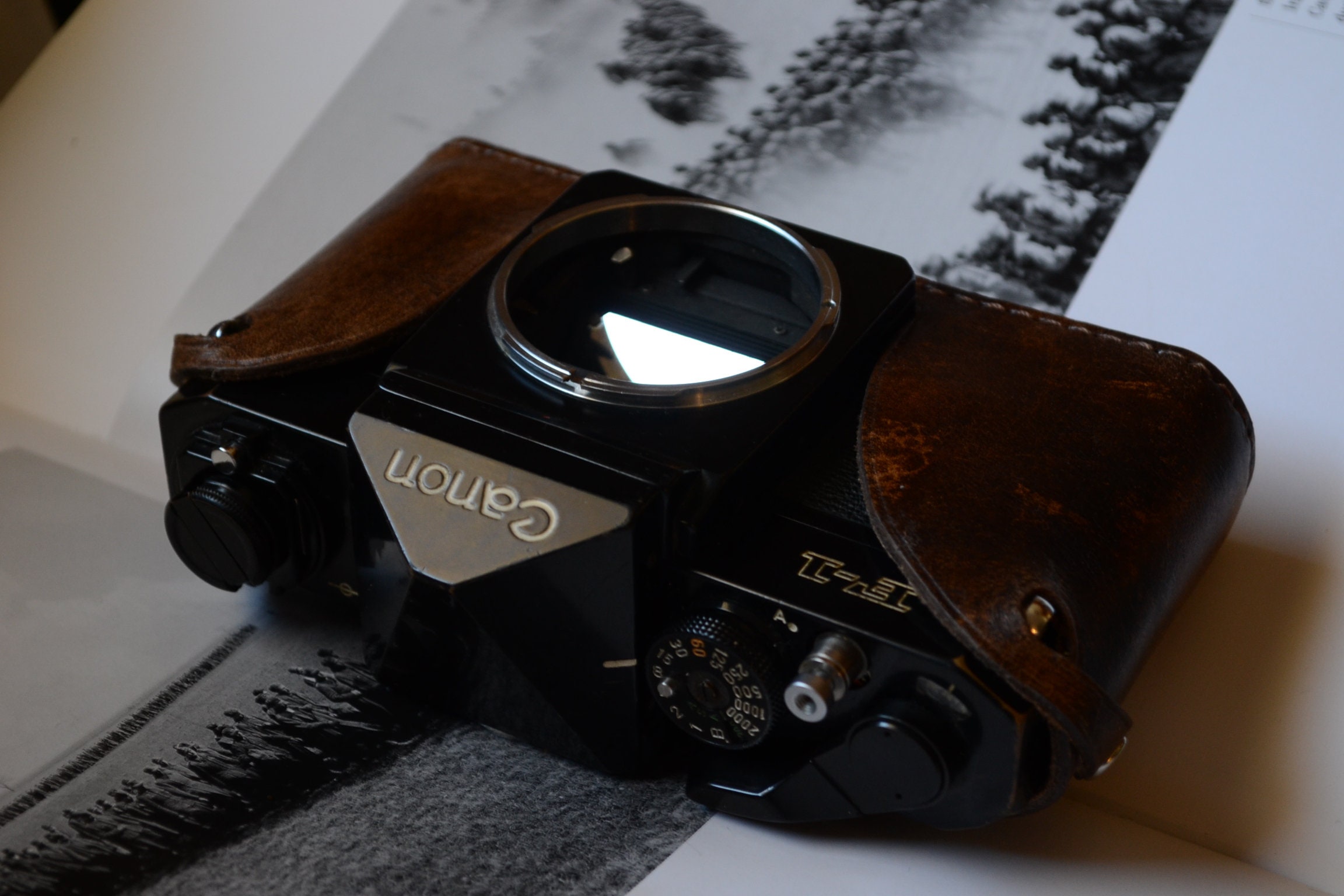 Canon F1旧カメラ用レザーハーフケース - Etsy 日本