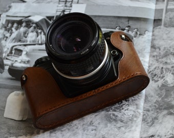 Nikon EMカメラ用レザーハーフケース - Etsy 日本
