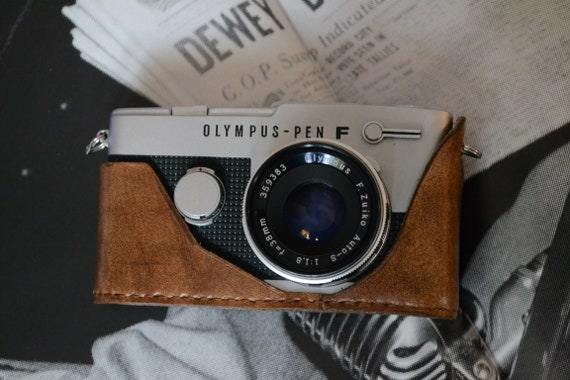 オリンパス PEN F フィルムカメラ用レザーフルケース - Etsy 日本