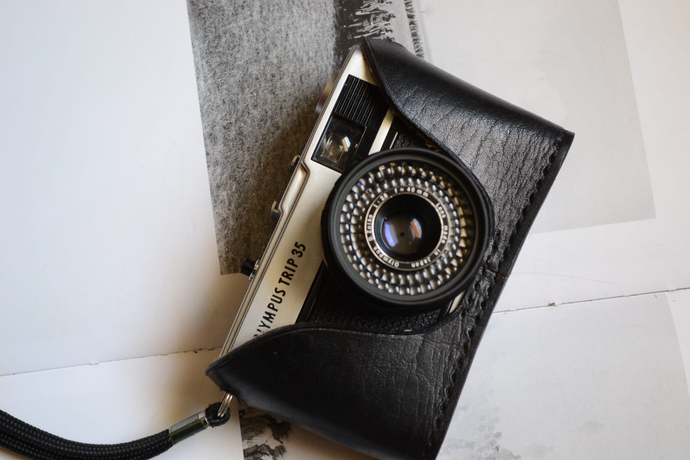 Olympus 35 RC フィルムカメラ レザーケース付き Leather Half Case