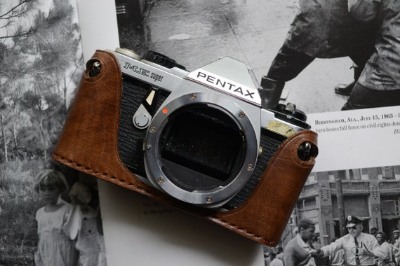 PENTAX ME super 本体 レンズ ストロボ フィルターセット革ケース ペンタックス ME スーパーカメラ用レザーハーフケース - Etsy 日本