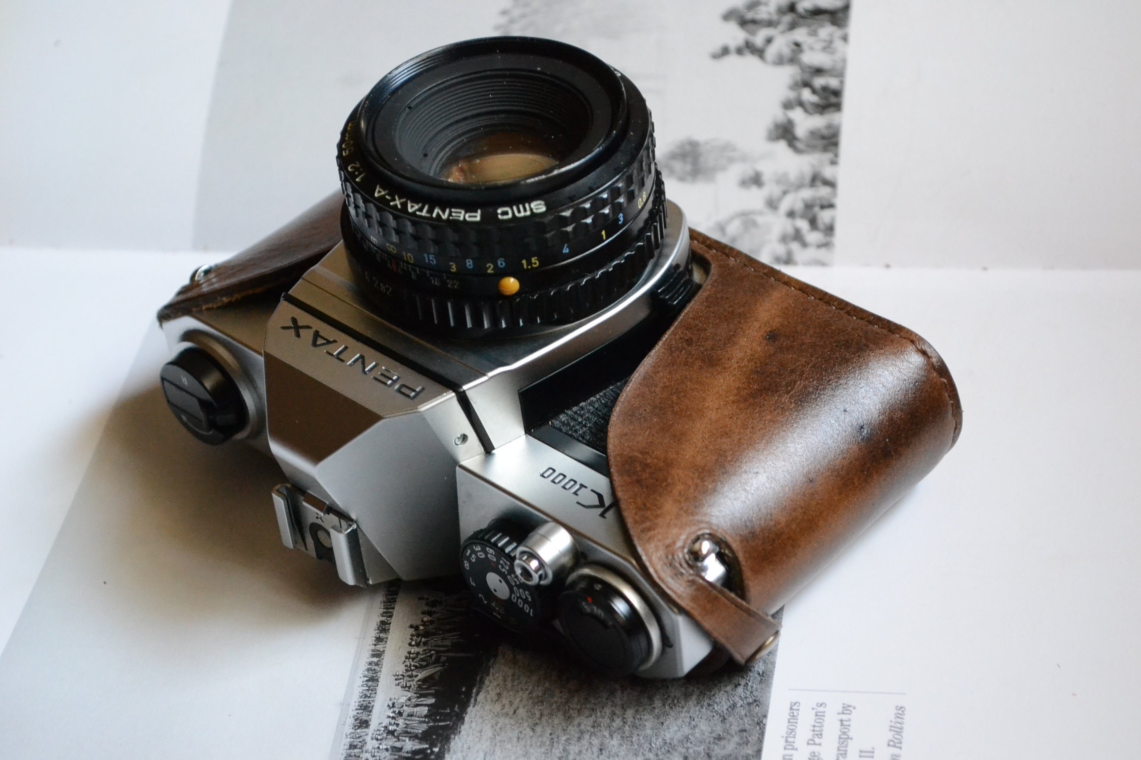 Leather Full Case for Pentax K1000 & Spotmatic Camera Etsy